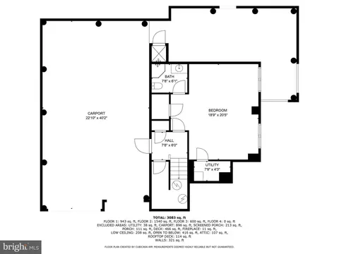 Floorplan - 38807 Bayfront Dr, Ocean View, DE 19970 photo 1 of 5