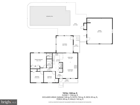 Floorplan - 415 Serrill Ave, Ocean View, DE 19970 photo 1 of 1