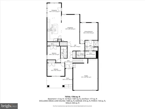 Floorplan - 17547 Cloud Nine Dr, Lewes, DE 19958 photo 1 of 3