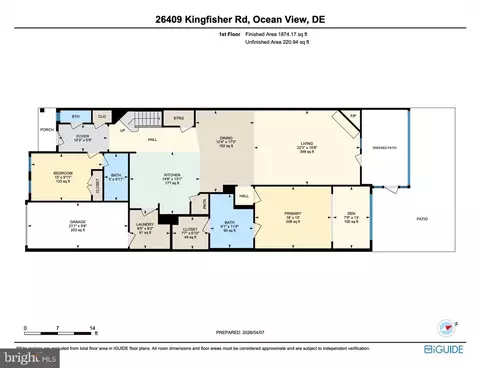 Floorplan - 26409 Kingfisher Rd, Ocean View, DE 19970 photo 2 of 3