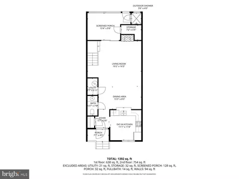 Floorplan - 829 Beach Haven Dr #C, Bethany Beach, DE 19930 photo 2 of 3