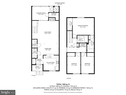 Floorplan - 829 Beach Haven Dr #C, Bethany Beach, DE 19930 photo 1 of 3