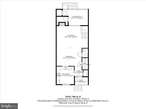 Floorplan - 826 Beach Haven Dr #B, Bethany Beach, DE 19930 photo 2 of 3