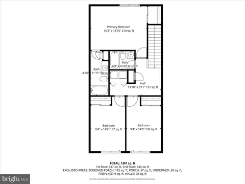 Floorplan - 826 Beach Haven Dr #B, Bethany Beach, DE 19930 photo 3 of 3