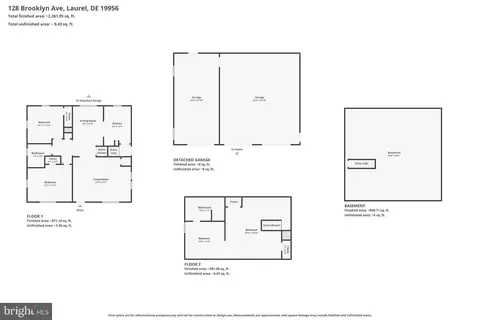 Floorplan - 128 Brooklyn Ave, Laurel, DE 19956 photo 4 of 4
