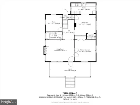 Floorplan - 305 E Jewell St, Delmar, DE 19940 photo 2 of 4