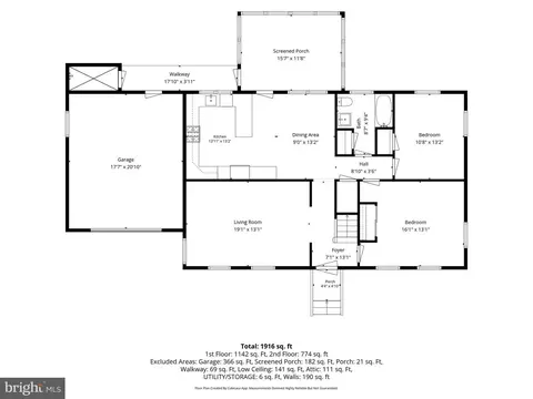 Floorplan - 118 S Orlando Ave, Ocean View, DE 19970 photo 1 of 3