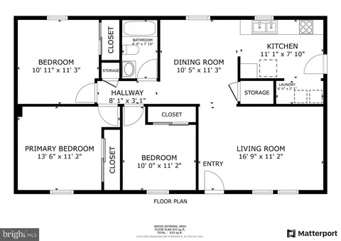 Floorplan - 615 Wilson St, Laurel, DE 19956 photo 1 of 1