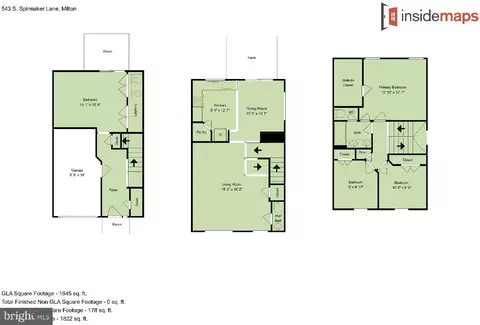 Floorplan - 543 S Spinnaker Ln, Milton, DE 19968 photo 1 of 1