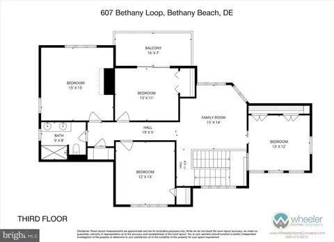 Floorplan - 607 Bethany Loop, Bethany Beach, DE 19930 photo 3 of 3