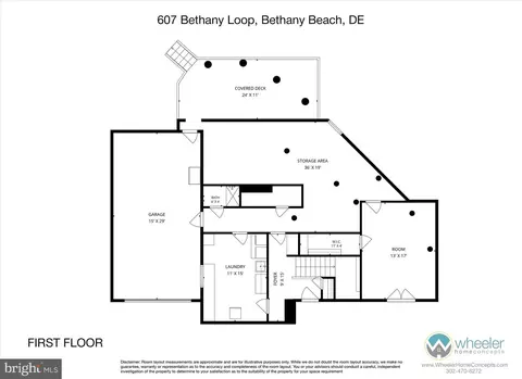 Floorplan - 607 Bethany Loop, Bethany Beach, DE 19930 photo 1 of 3