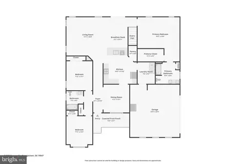 Floorplan - 24963 Cypress Dr, Georgetown, DE 19947 photo 1 of 2