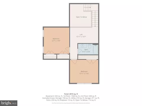 Floorplan - 205 Lantern Ln, Milton, DE 19968 photo 2 of 3