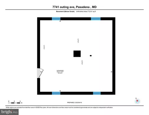 Floorplan - 7741 Outing Ave, Pasadena, MD 21122 photo 2 of 2
