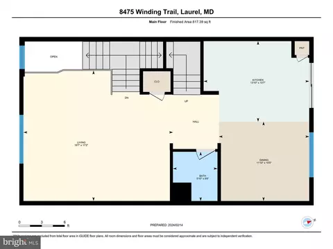 Floorplan - 8475 Winding Trl, Laurel, MD 20724 photo 1 of 3