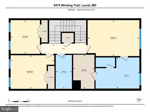 Floorplan - 8475 Winding Trl, Laurel, MD 20724 photo 2 of 3
