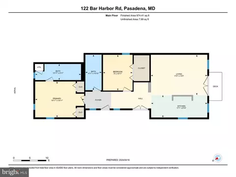 Floorplan - 122 Bar Harbor Rd, Pasadena, MD 21122 photo 2 of 2