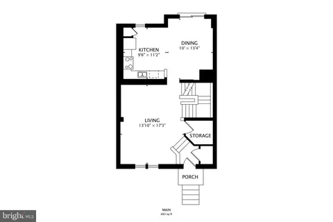 Floorplan - 8615 Jacks Reef Rd, Laurel, MD 20724 photo 2 of 4