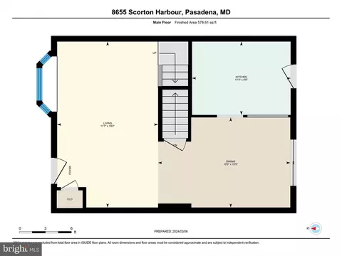 Floorplan - 8655 Scorton Harbour, Pasadena, MD 21122 photo 1 of 3