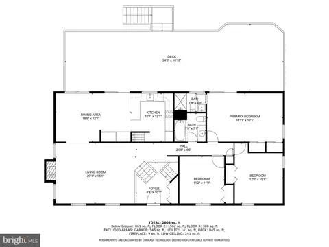 Floorplan - 609 Dunberry Dr, Arnold, MD 21012 photo 1 of 3