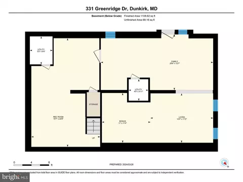 Floorplan - 331 Greenridge Dr, Dunkirk, MD 20754 photo 3 of 3