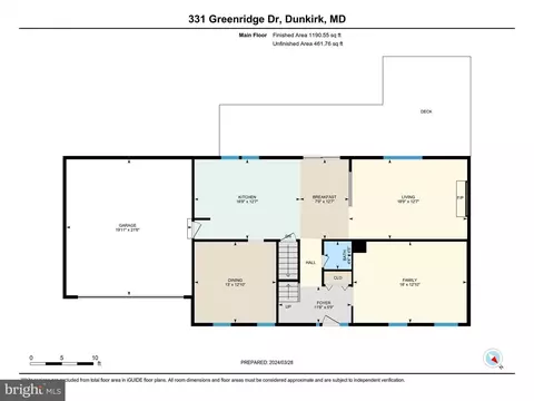 Floorplan - 331 Greenridge Dr, Dunkirk, MD 20754 photo 1 of 3