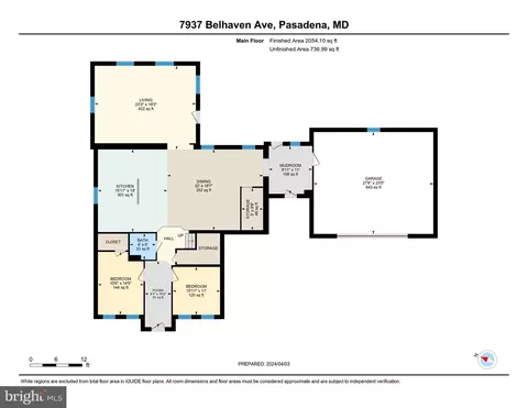Floorplan - 7937 Belhaven Ave, Pasadena, MD 21122 photo 2 of 2
