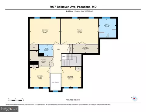 Floorplan - 7937 Belhaven Ave, Pasadena, MD 21122 photo 1 of 2