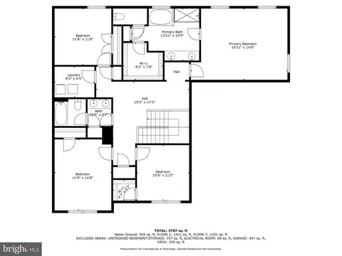 Floorplan - 2821 Broad Wing Dr, Odenton, MD 21113 photo 2 of 4
