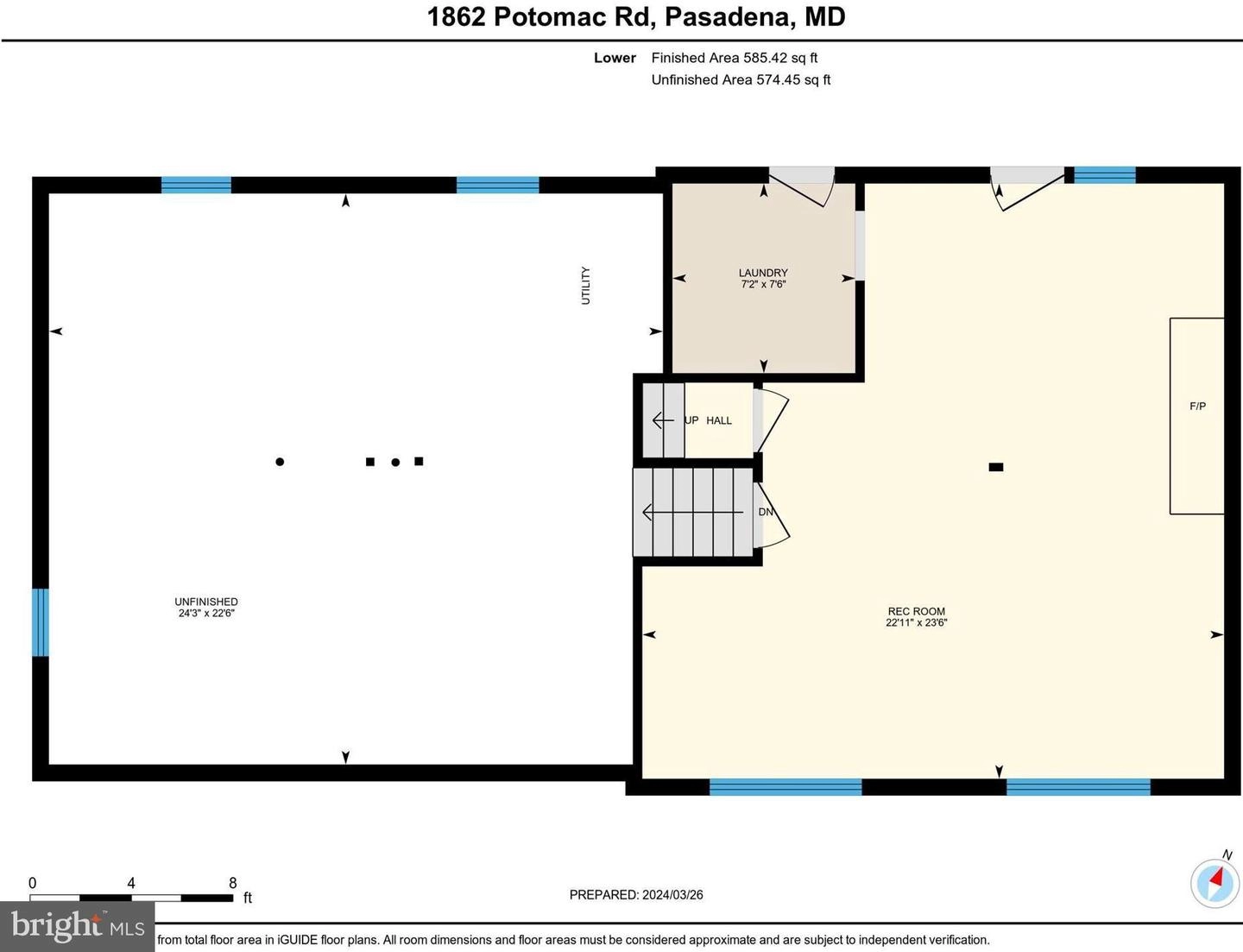 Floorplan - 1862 Potomac Rd, Pasadena, MD 21122 photo 3 of 3