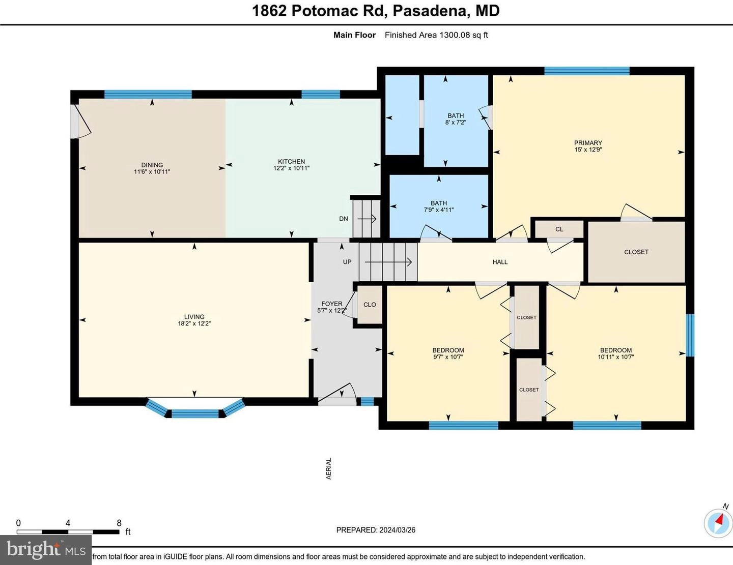 Floorplan - 1862 Potomac Rd, Pasadena, MD 21122 photo 2 of 3