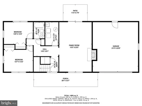 Floorplan - 554 Cardinal Dr, Pasadena, MD 21122 photo 1 of 5