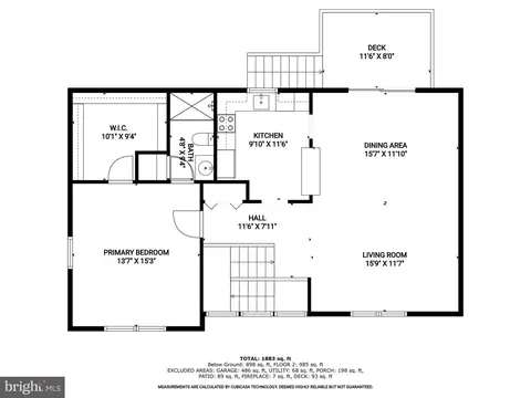 Floorplan - 554 Cardinal Dr, Pasadena, MD 21122 photo 3 of 5
