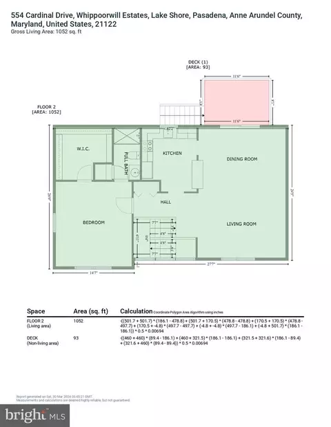 Floorplan - 554 Cardinal Dr, Pasadena, MD 21122 photo 2 of 5