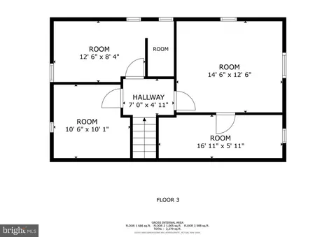 Floorplan - 1859 Cedar Dr, Severn, MD 21144 photo 2 of 4