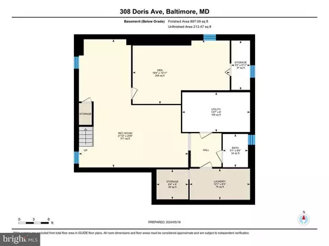 Floorplan - 308 Doris Ave, Brooklyn, MD 21225 photo 3 of 3