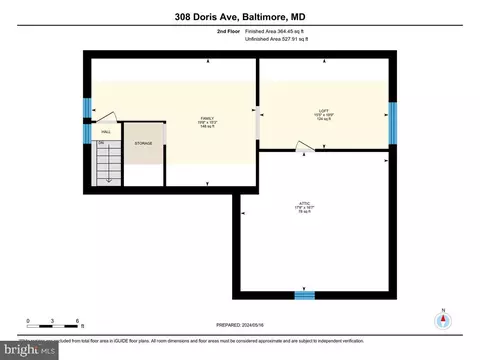 Floorplan - 308 Doris Ave, Brooklyn, MD 21225 photo 2 of 3