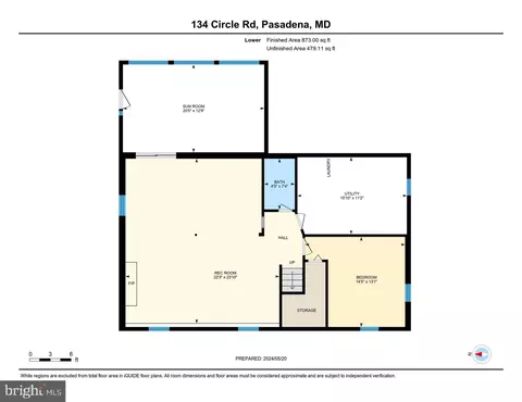 Floorplan - 134 Circle Rd, Pasadena, MD 21122 photo 2 of 2