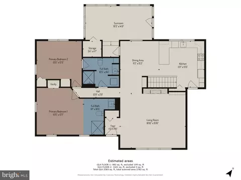 Floorplan - 238 Marganza South S, Laurel, MD 20724 photo 1 of 3