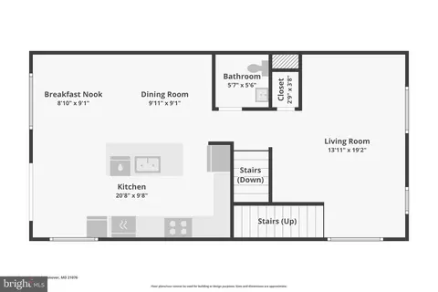 Floorplan - 2558 Cherry Tree Rd, Hanover, MD 21076 photo 3 of 4