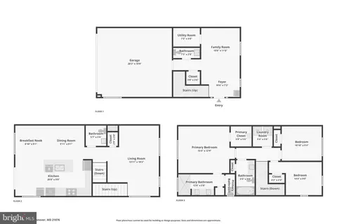 Floorplan - 2558 Cherry Tree Rd, Hanover, MD 21076 photo 1 of 4