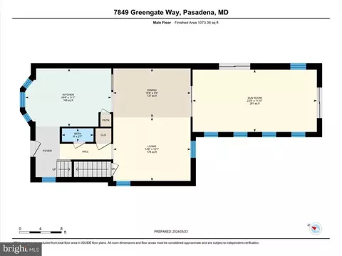 Floorplan - 7849 Greengate Way, Pasadena, MD 21122 photo 1 of 3