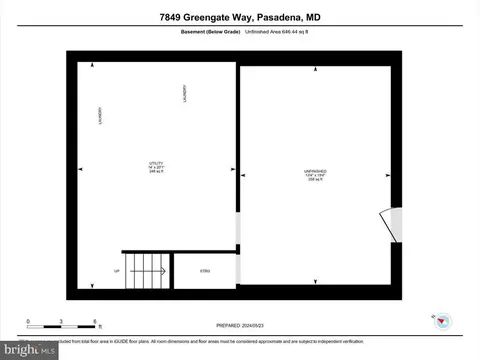 Floorplan - 7849 Greengate Way, Pasadena, MD 21122 photo 3 of 3