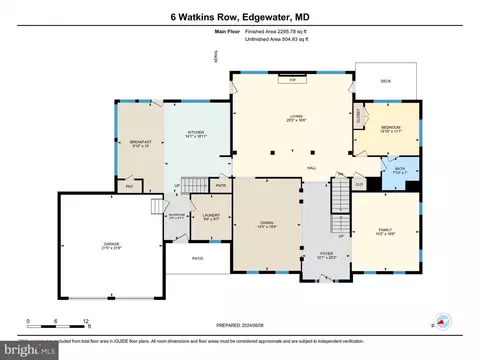 Floorplan - 6 Watkins Row, Edgewater, MD 21037 photo 2 of 4
