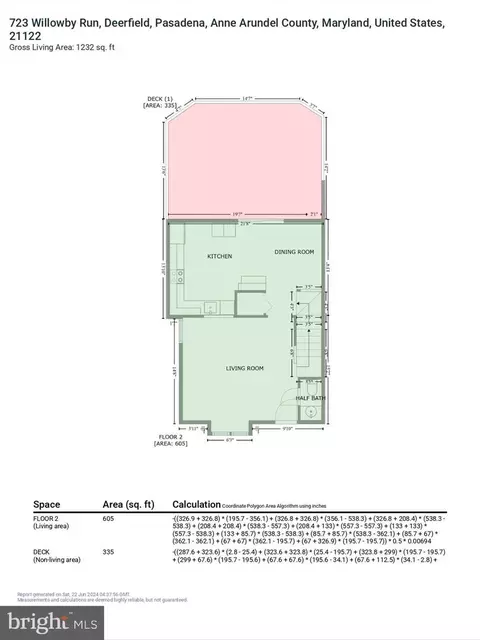 Floorplan - 723 Willowby Run, Pasadena, MD 21122 photo 4 of 8