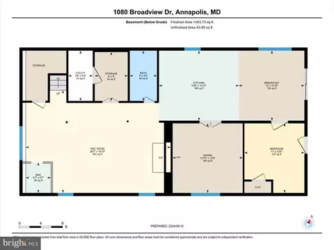 Floorplan - 1080 Broadview Dr, Annapolis, MD 21409 photo 1 of 2