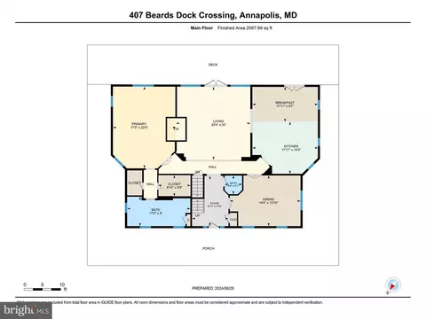Floorplan - 407 Beards Dock Xing, Annapolis, MD 21403 photo 2 of 4
