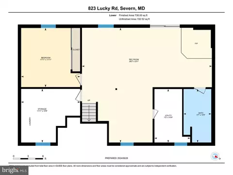 Floorplan - 823 Lucky Rd, Severn, MD 21144 photo 1 of 3