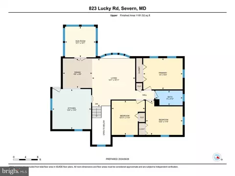 Floorplan - 823 Lucky Rd, Severn, MD 21144 photo 2 of 3