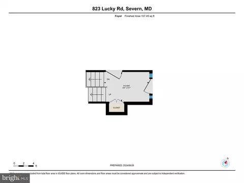Floorplan - 823 Lucky Rd, Severn, MD 21144 photo 3 of 3